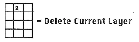 Delete Current Layer button icon